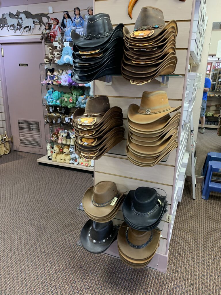 Some typical items being sold in souvenir shops around Sedona, Arizona.