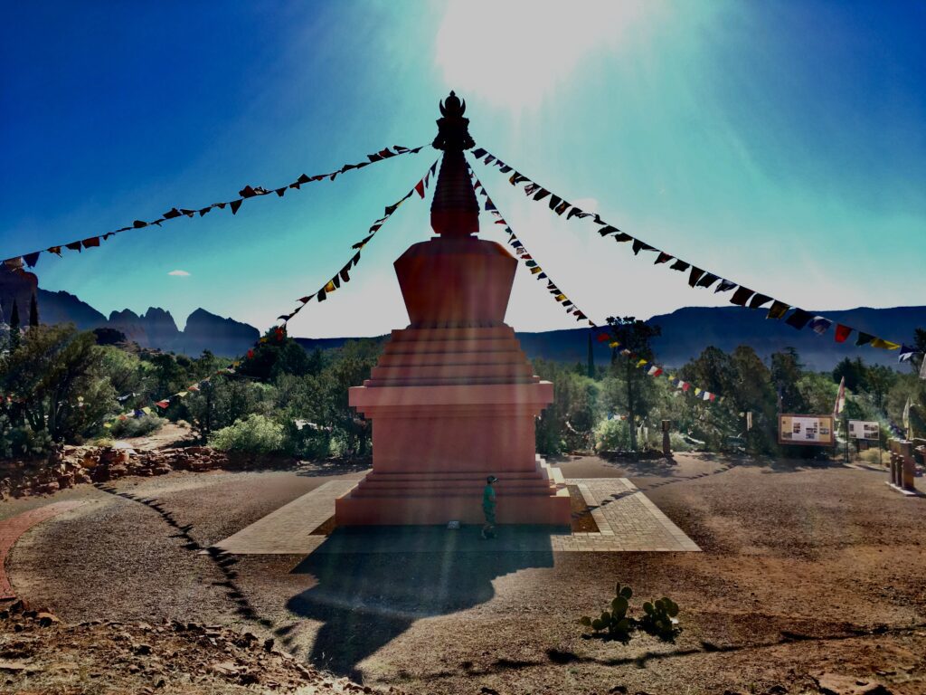 Amitabha Stupa and Peace Park in Sedona, Arizona.