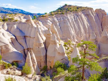 View of Kasha-Katuwe Tent Rocks National Monument, New Mexico.